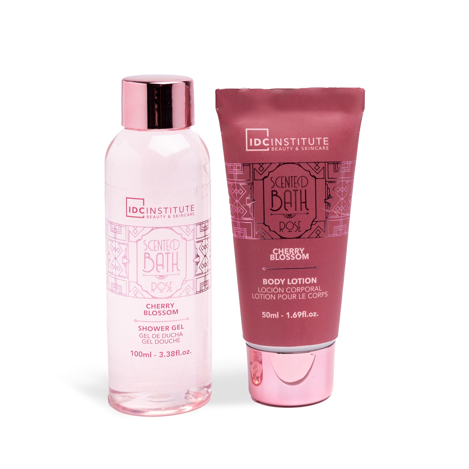 IDC INSTITUTE - Set Regalo Bagno Scented Bath Rose Cherry Blossom