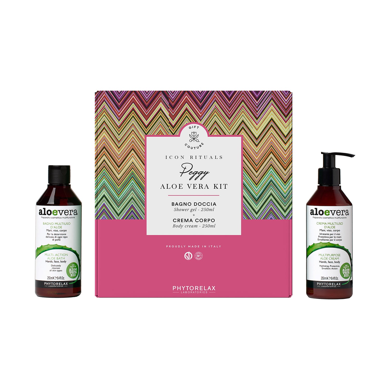 HARBOR - Phytorelax Peggy Aloe Vera Kit - Bagno Doccia 250 ml + Crema Corpo 250 ml