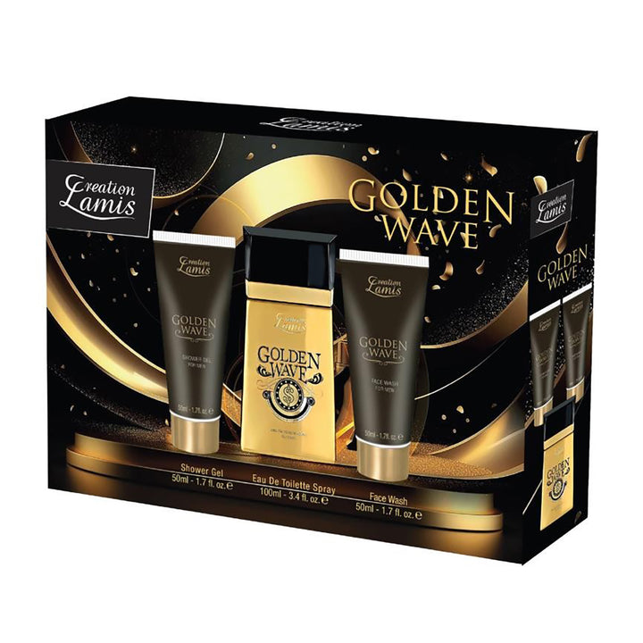 CREATION LAMIS - Set Regalo Profumo Golden Wave Uomo