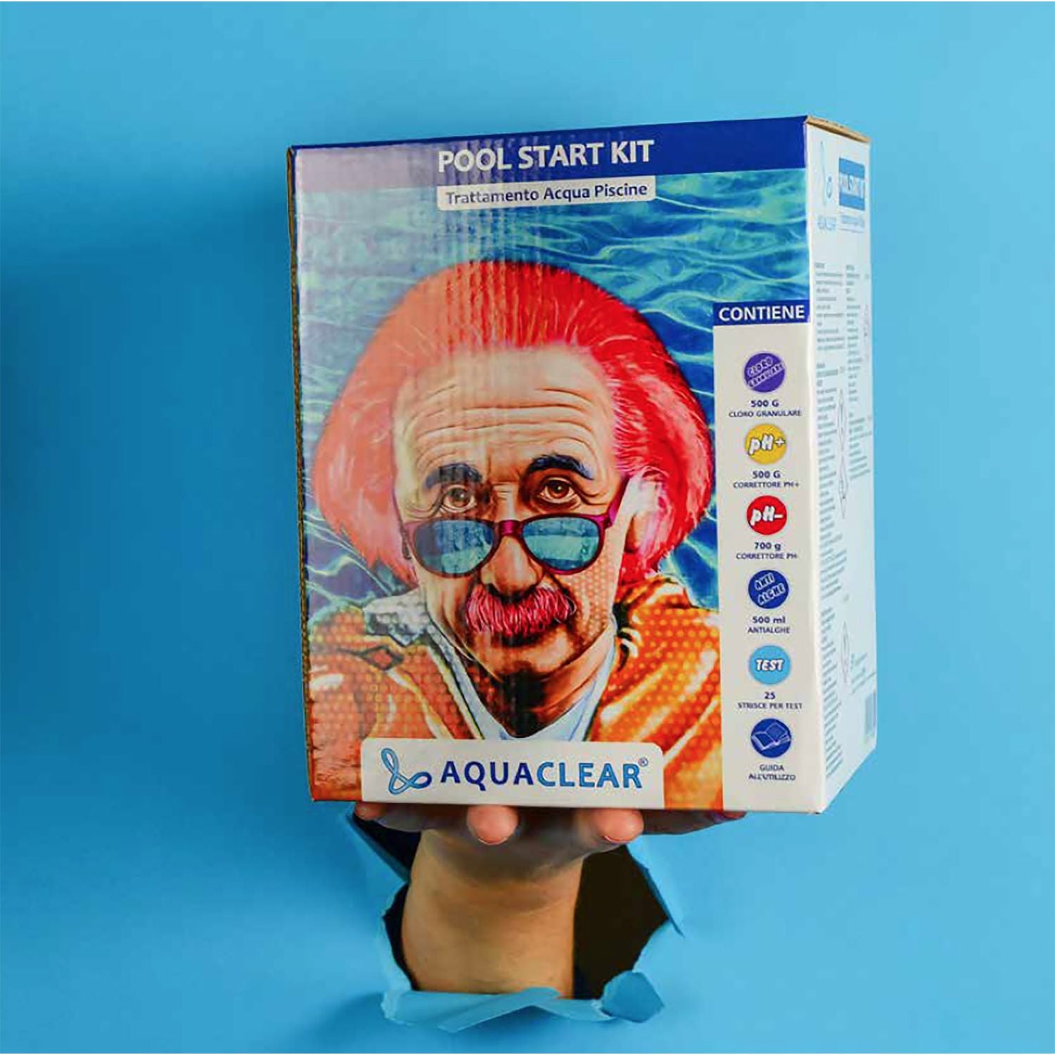 AQUACLEAR - Kit Pool Start - Trattamento Acqua Piscine
