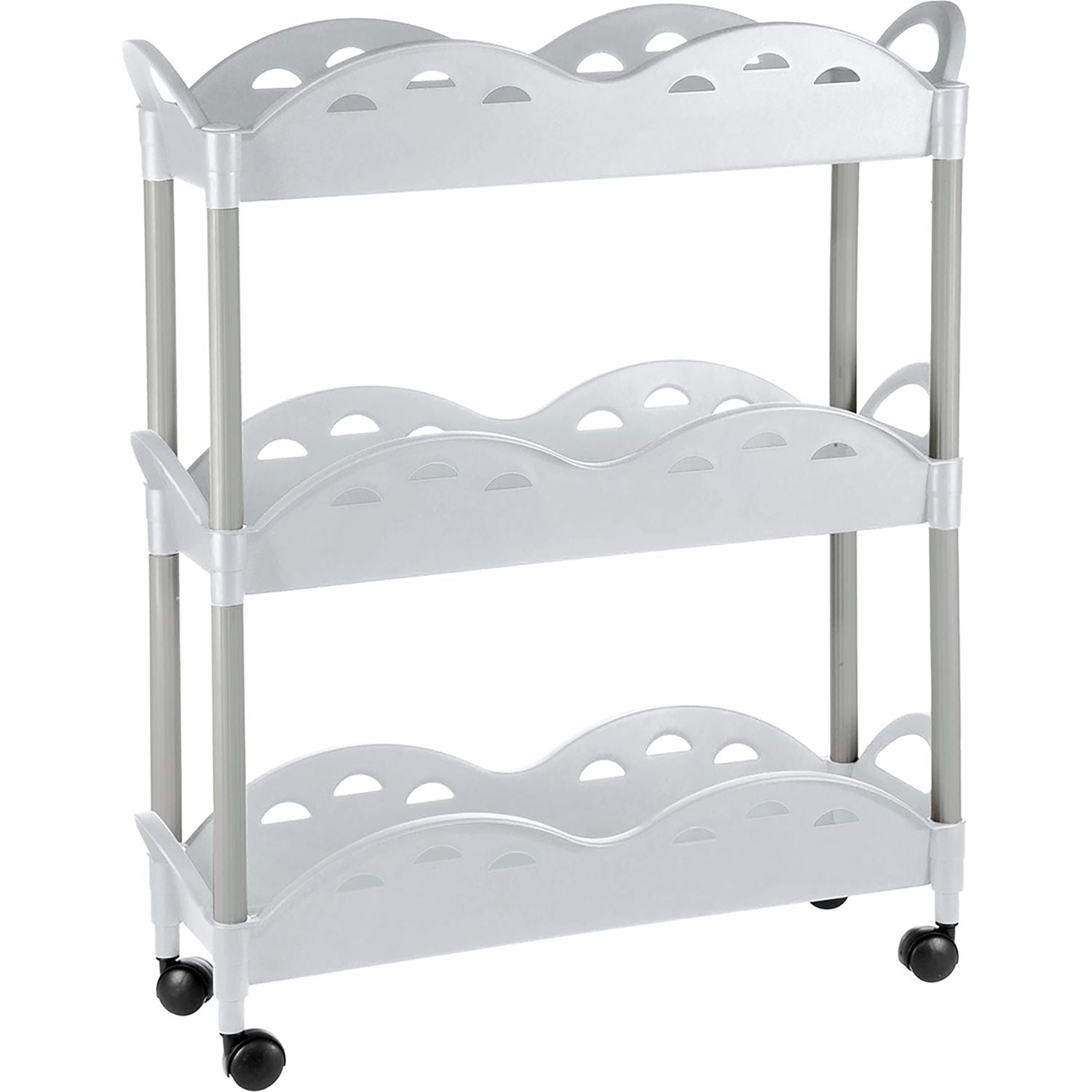 ASTROPLAST - Carrello Oplà Bianco - h68x56x19 cm