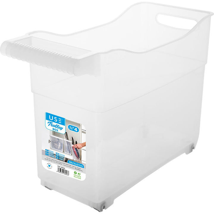 USE FAMILY - Carrello Multiuso Trolley Box Corto Nº4 -  h27x38x16 cm