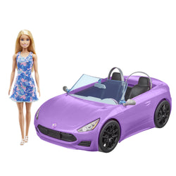 MATTEL - Barbie Bambola e Cabrio Fucsia