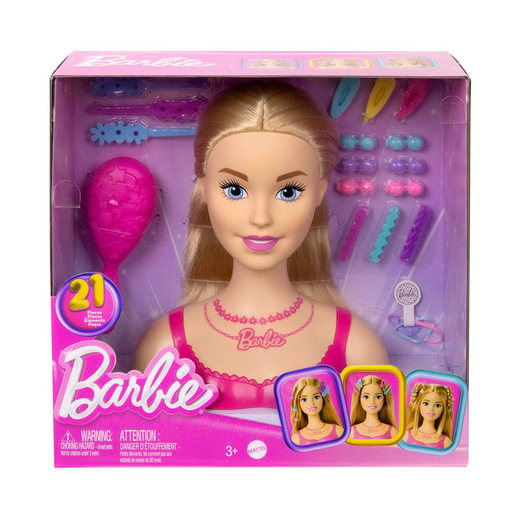 MATTEL - Barbie testa da pettinare con accessori
