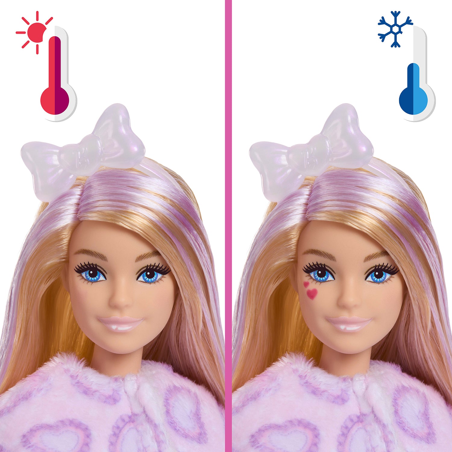 MATTEL - Barbie Cutie Reveal Serie Cuddly - Bambola con Costume e 10 Sorprese