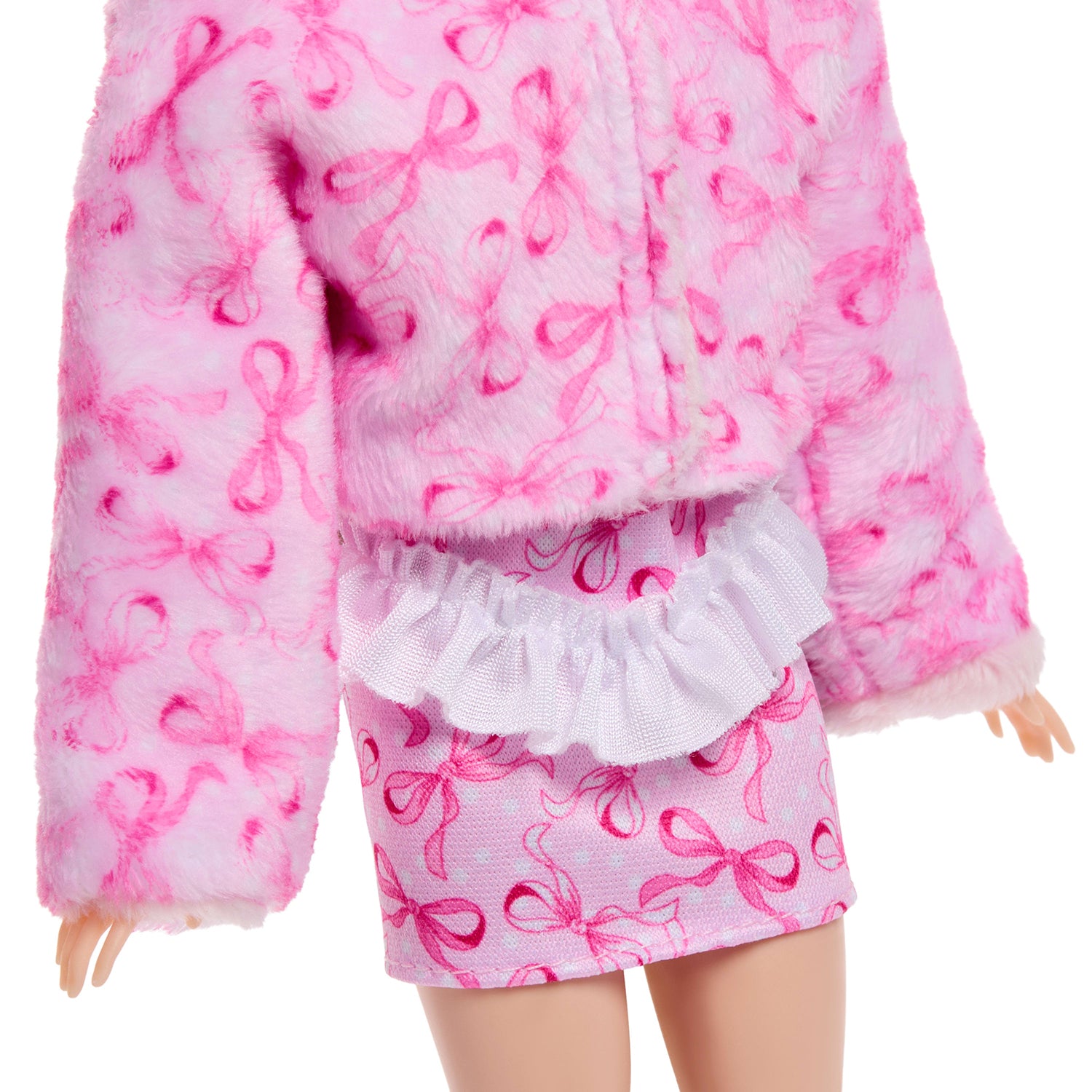 MATTEL - Barbie Cutie Reveal Serie Cuddly - Bambola con Costume e 10 Sorprese