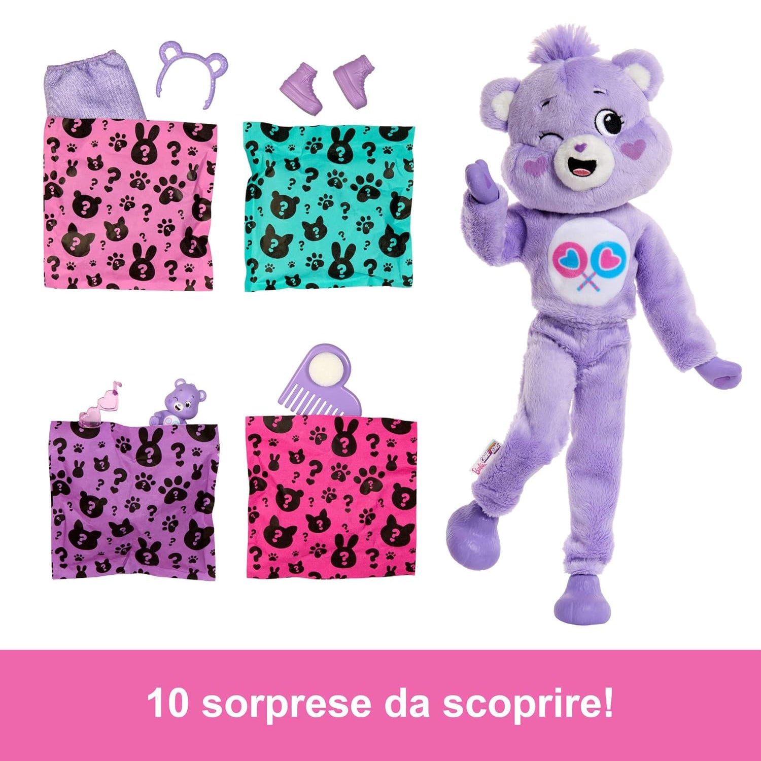 MATTEL - Barbie Cutie Reveal Serie Care Bears