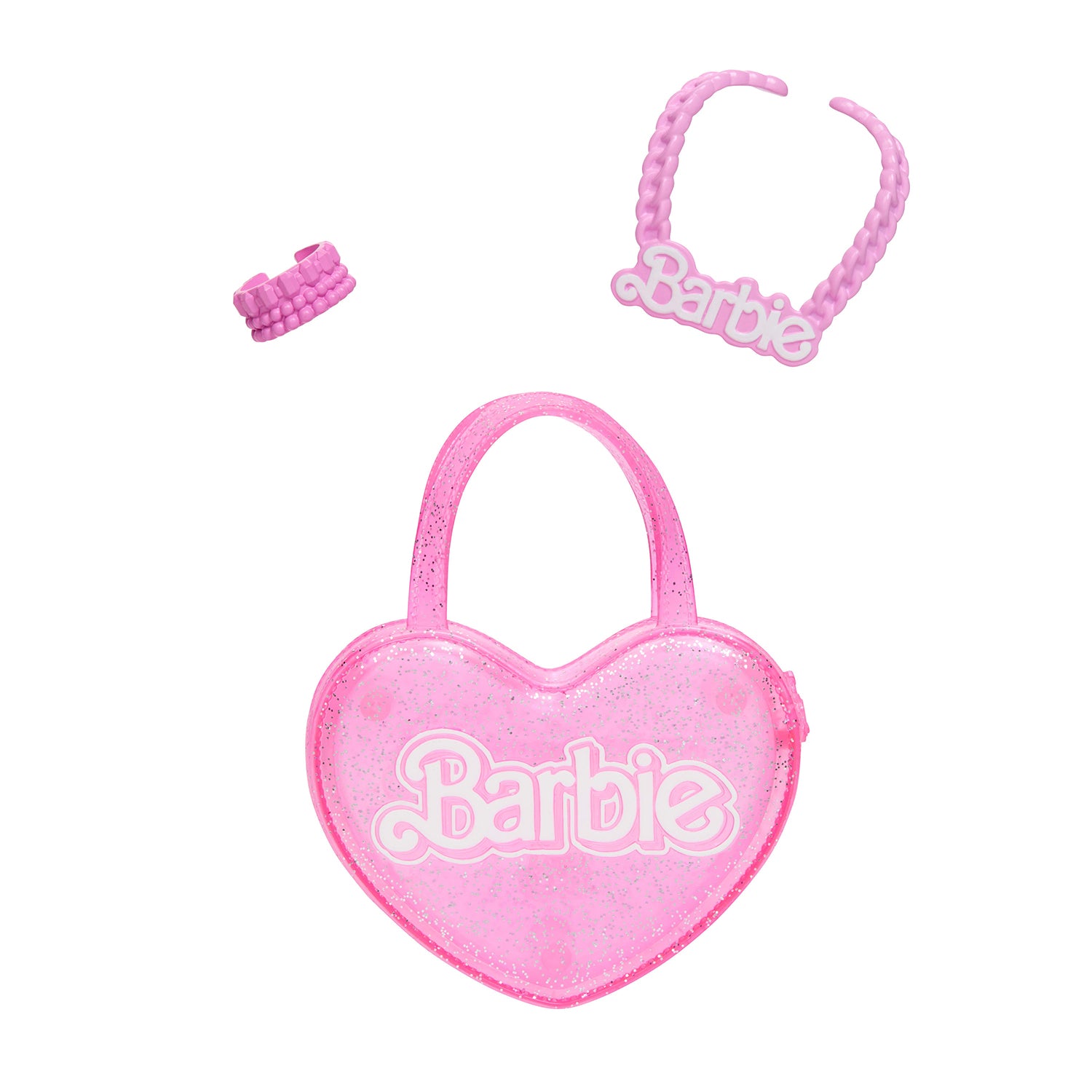 MATTEL - Barbie Grande Amica con Accessori h71 cm - Bambola Fashion con Abiti Rimovibili e Borsa Cuore
