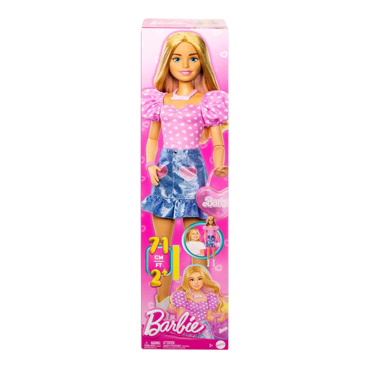 MATTEL - Barbie Grande Amica, bambola bionda alta 71cm
