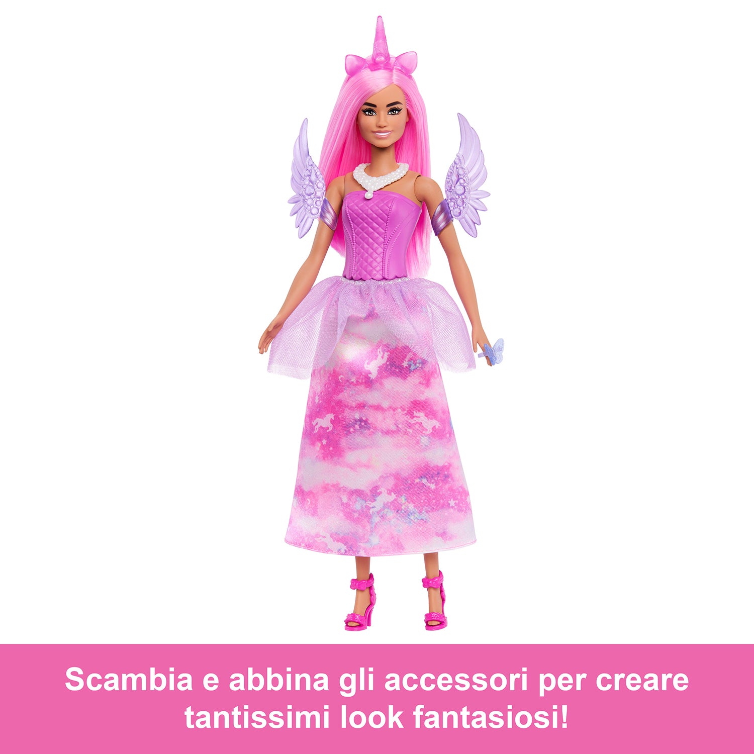 MATTEL - Barbie Calendario dell’Avvento Fantasy 24 Sorprese con Bambola Trasformabile