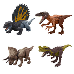 MATTEL - Jurassic World Azione & Attacco™ - Dinosauri Giocattolo Assortiti