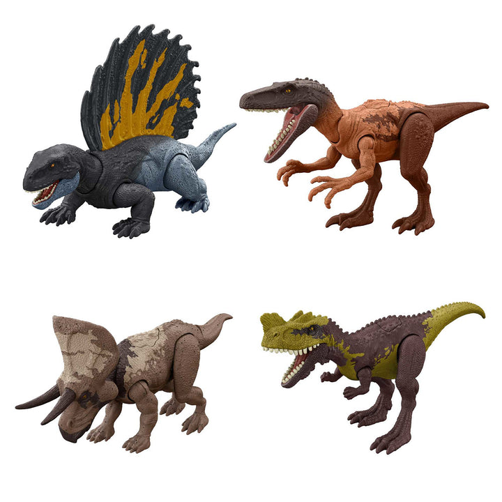 MATTEL - Jurassic World Azione & Attacco™ - Dinosauri Giocattolo Assortiti