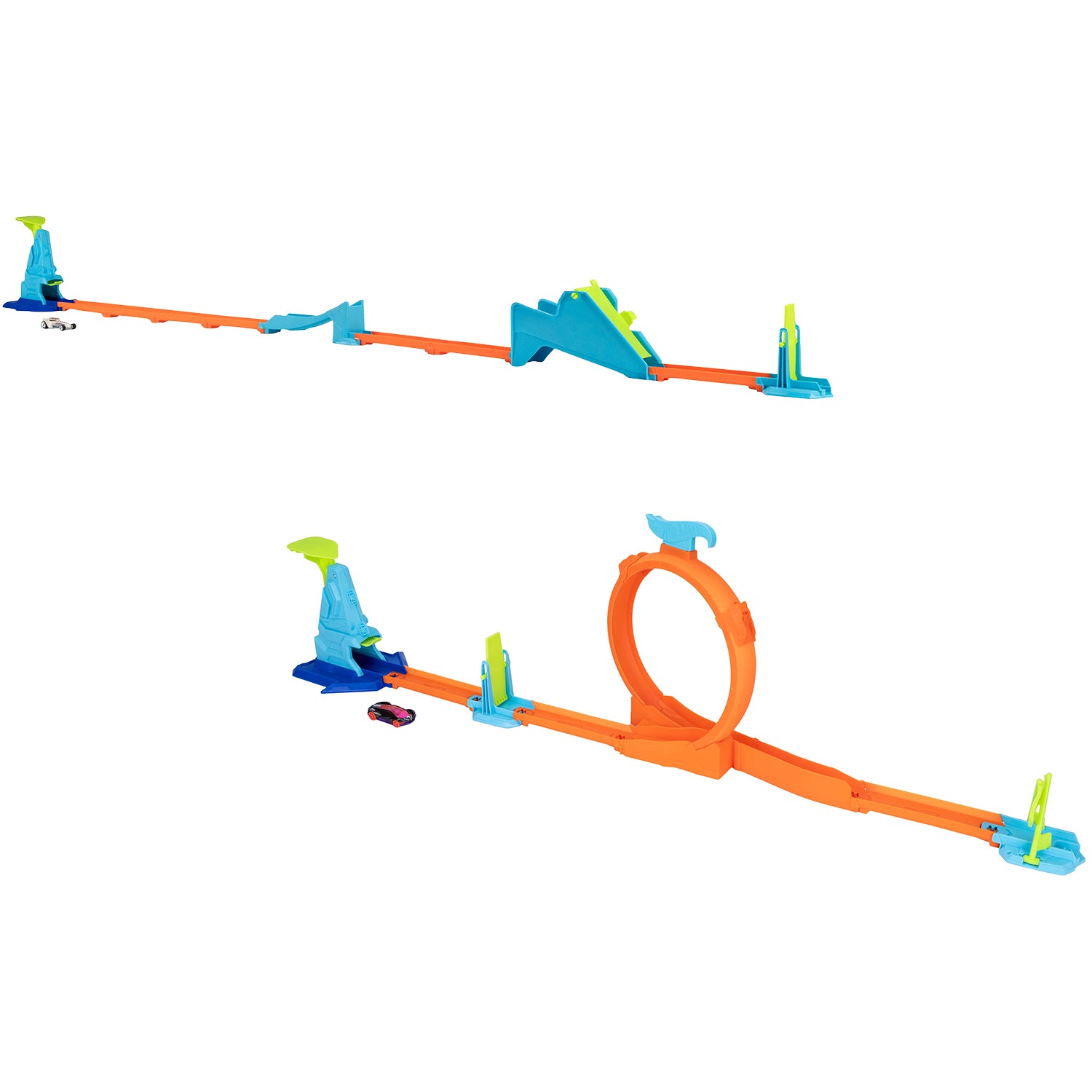 MATTEL - Hot Wheels Stunt Tracks Champion Track Set Assortito con Macchinina 1:64 4+ Anni