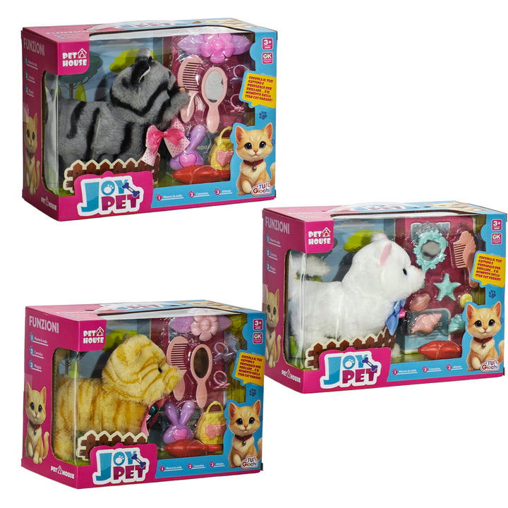 TU GIOCHI - Joy Pet Gattino Interattivo con Accessori e Suoni