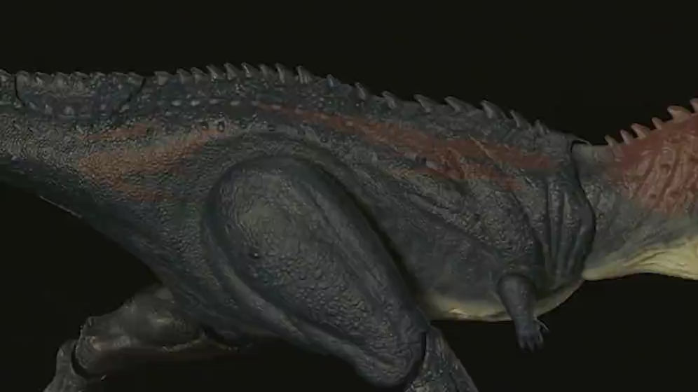 MATTEL - Jurassic World Survival Carnotaurus Charge ’N Chomp 4+ Anni - Dinosauro con Azione Carica e Morso