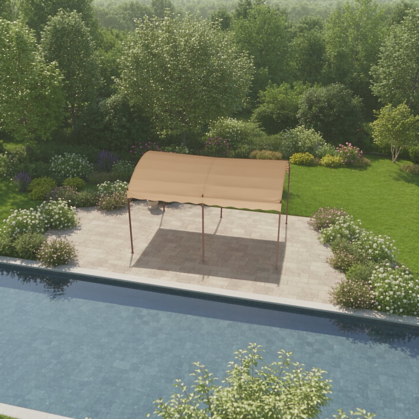 VESTIAMO CASA GIARDINO - Gazebo da giardino Telo Camel 3x4 metri