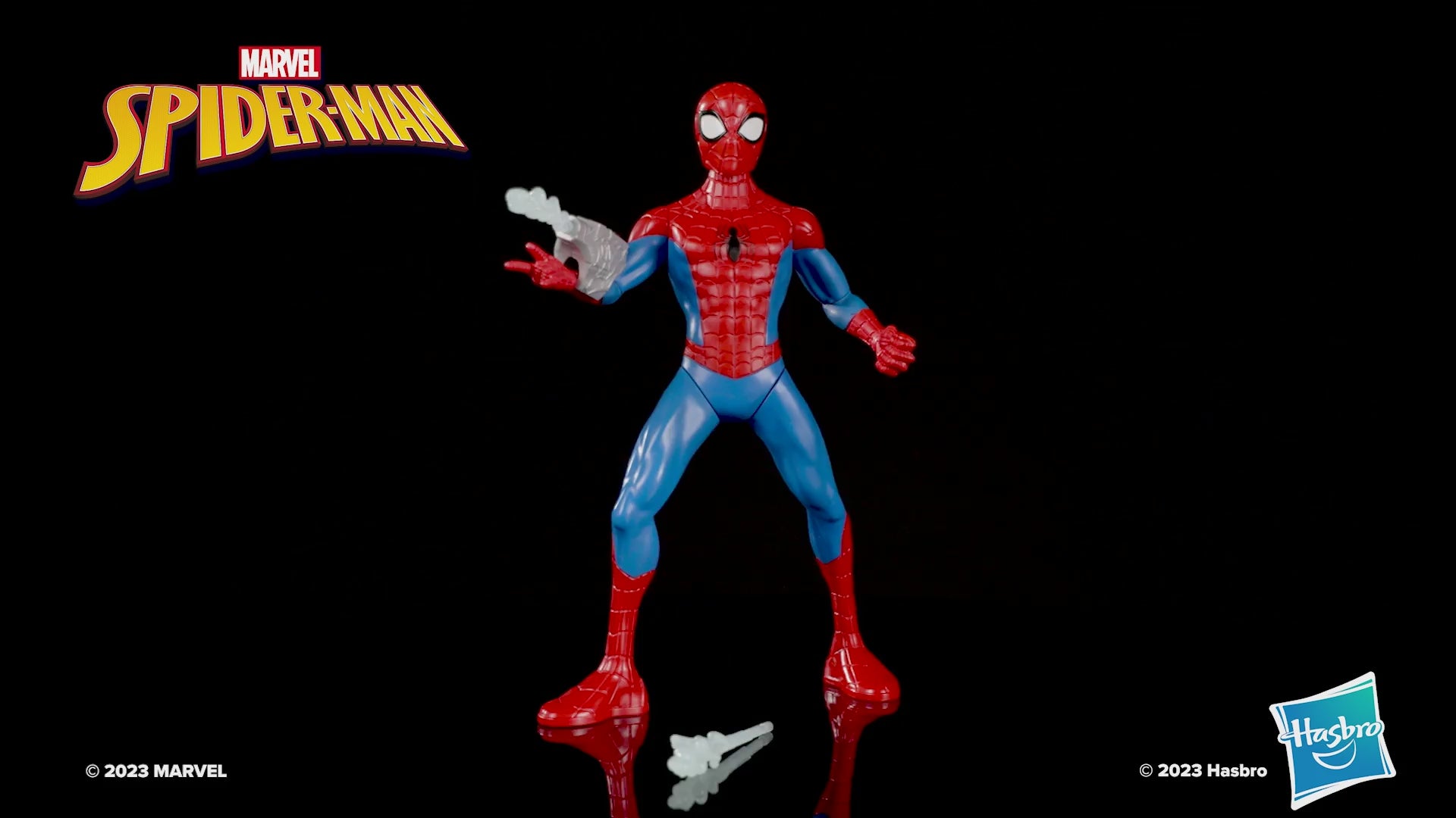 HASBRO - Marvel Spiderman Thwip Action Figure con Lancia Ragnatele