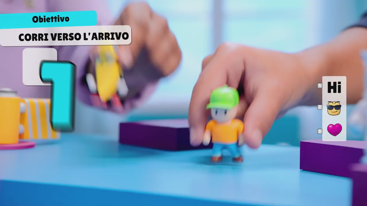 DIRAMIX - Stumble Guys 3D Mini Figures Pack da 5 con Personaggio Misterioso