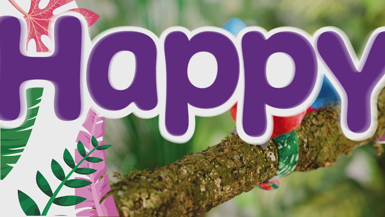 YES TOYS - Happy Yappers Uccellino Parlante Interattivo da Polso con Bracciale Serie 2 18+ Mesi