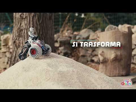 TU GIOCHI - Moto Radiocomandata X-SPACE WARRIOR Transformer 2.4GHz