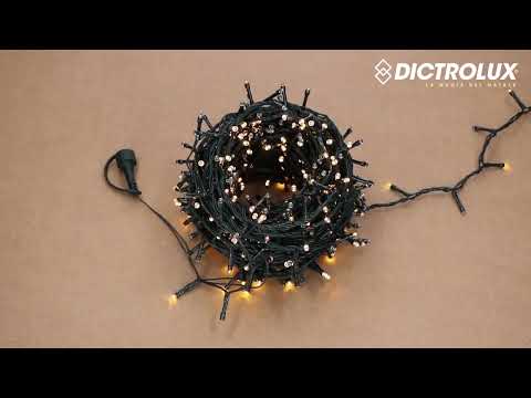 DICTROLUX - Catena Luminosa Compact 500 LED Bianco Caldo 25 metri