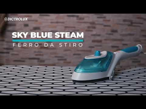 DICTROLUX - Ferro da Stiro Sky Blue Steam 3 in 1 1000 Watt