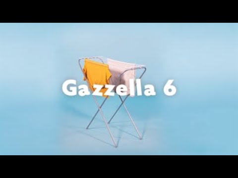 COLOMBO - Stendibiancheria Gazzella 6 in acciaio verniciato - 6 metri di stenditura