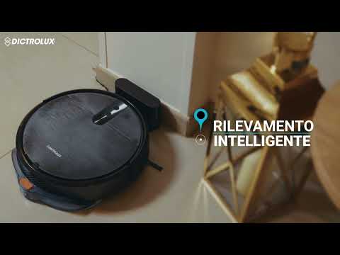 DICTROLUX - Robot Aspirapolvere Lavapavimenti Turbo Extreme 2 in 1 Wi-Fi