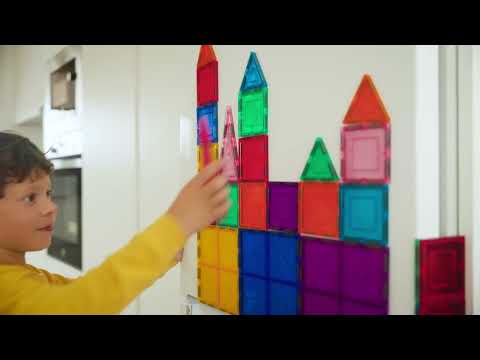 PICASSOTILES - Costruzioni Magnetiche 61 pezzi - Magnetic Building Tiles