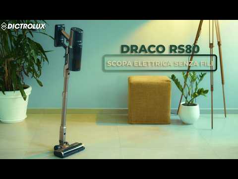 DICTROLUX - Scopa Elettrica Senza Fili Draco RS80 450 Watt