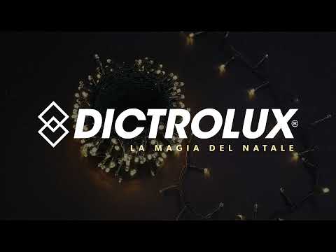 DICTROLUX - Catena Luminosa Compact 96 LED Bianco Caldo 3,84 metri