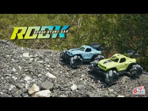 TU GIOCHI - Auto Radiocomandata ROCK Spray Stunt Car 2.4GHz
