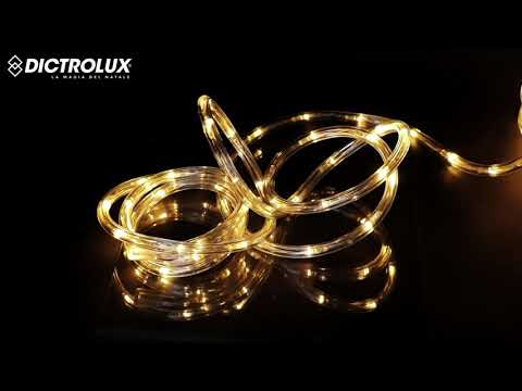 DICTROLUX - Tubo Luminoso 180 LED Bianco Caldo 10 metri
