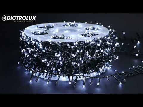 DICTROLUX - Catena Luminosa 2000 LED Bianco Freddo 40 metri