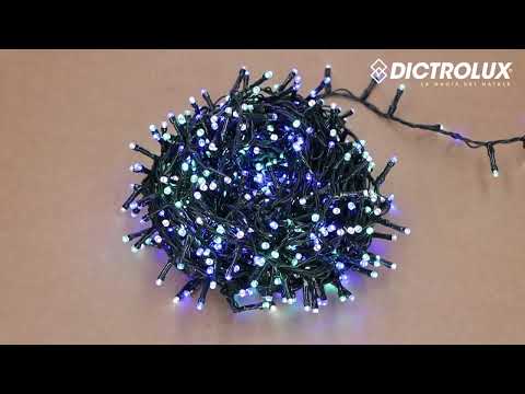 DICTROLUX - Catena Luminosa Compact 1000 LED Multicolor Polar 20 metri