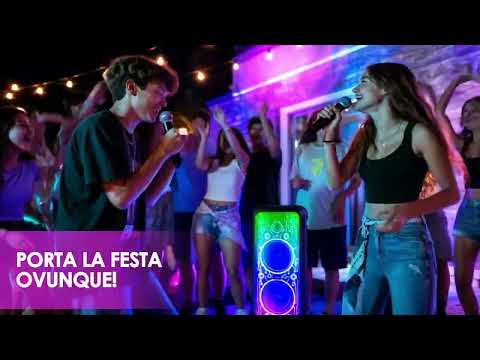 IDANCE - Party Speaker Bluetooth iDance Electro 800 con 2 Microfoni Wireless e Luci RGB
