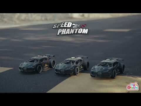 TU GIOCHI - Speed Phantom  Auto Radiocomandata con Spray LED