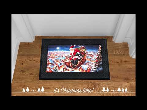 VESTIAMO CASA GRAN NATALE - Tappeto Luminoso & Musicale Natalizio 75x45 cm