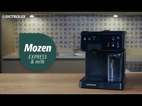 DICTROLUX - Macchina da Caffè Digitale 4 in 1 Mozen Express & Milk 1400 Watt - Compatibile con Capsule Nespresso®, DolceGusto®, Lavazza A Modo Mio e Cialde ESE