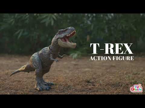 TU GIOCHI - Dinosauro Giocattolo Action Figure con Luci e Suoni Realistici