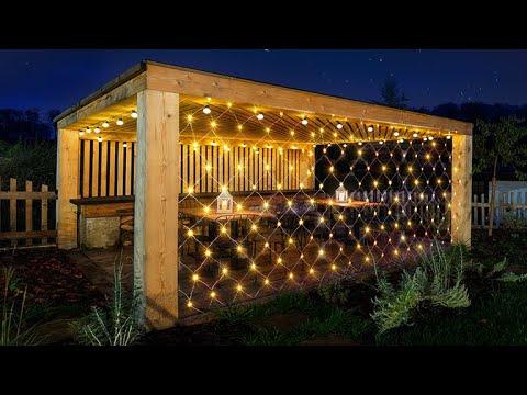 DICTROLUX - Rete Luminosa 160 LED Bianco Caldo Magic - h1,5x3,2 metri