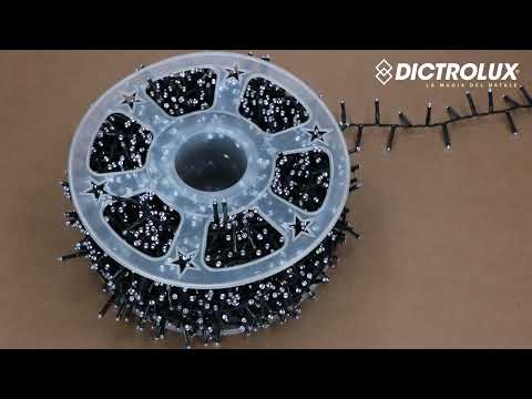 DICTROLUX - Catena Luminosa 3000 LED Bianco Freddo Compact 60 metri