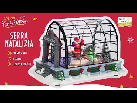 VESTIAMO CASA GRAN NATALE - Serra Natalizia - h15x22x14 cm