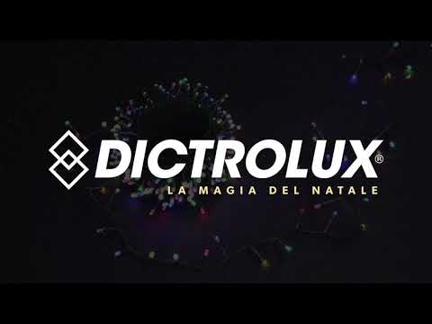 DICTROLUX - Catena Luminosa Compact 500 LED Multicolor 15 metri