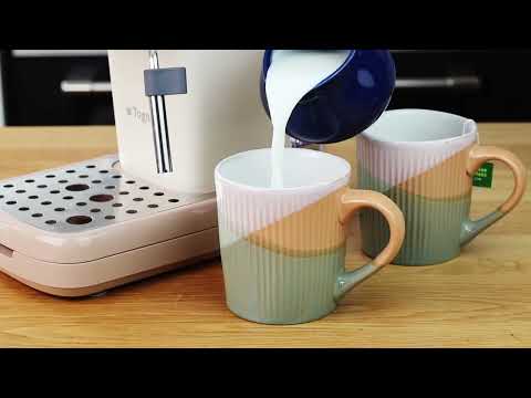 TOGNANA - Macchina da caffè Espresso Champagne Linea Iridea 1100 Watt - Compatibile con caffè macinato e cialde Ese