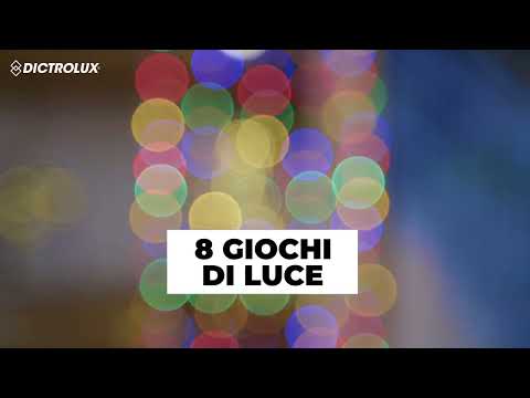 DICTROLUX - Tenda Luminosa Premium Max 120 LED Multicolor h3x1 metri