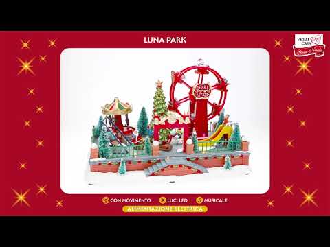 VESTIAMO CASA GRAN NATALE - Luna Park Natalizio - h25x36,5x25 cm