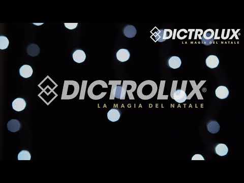 DICTROLUX - Tenda Luminosa Ice Light 240 LED Bianco Freddo – Uso Interno/Esterno