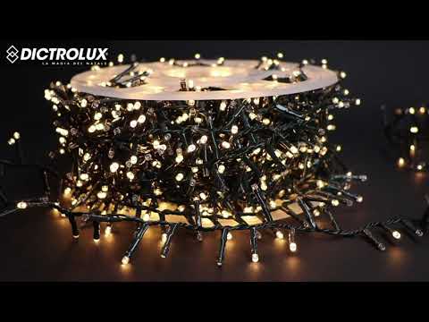 DICTROLUX - Catena Luminosa Compact 2000 LED Bianco Caldo 40 metri