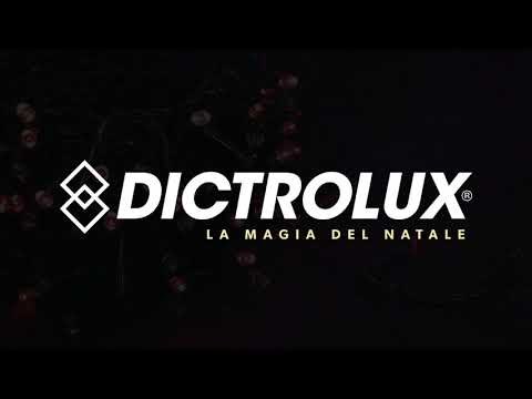 DICTROLUX - Catena Luminosa 300 LED Rosso 12 metri